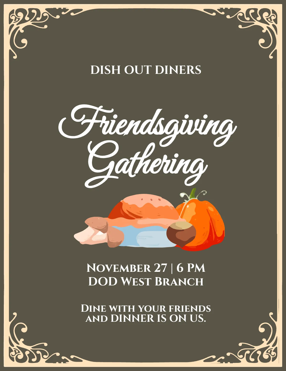 Free Friendsgiving Flyer Template to Edit Online Free Friendsgiving Flyer Template to Edit Online