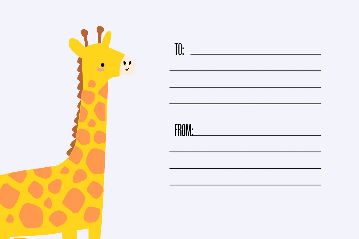 Free Gift Label Template to Edit Online Free Gift Label Template to Edit Online