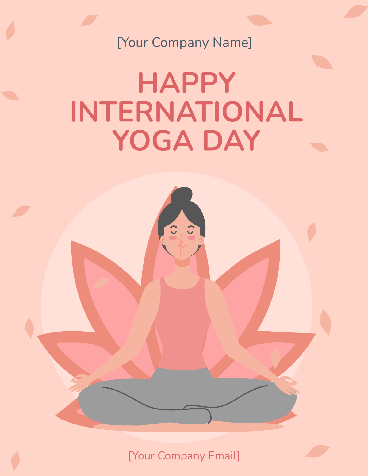 Free International Yoga Day Flyer Background Template to Edit Online Free International Yoga Day Flyer Background Template to Edit Online