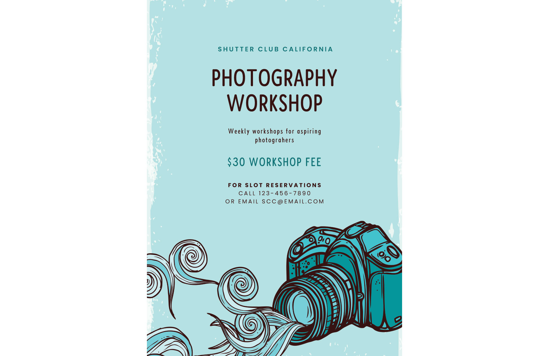 Simple Photography Flyer Template Simple Photography Flyer Template