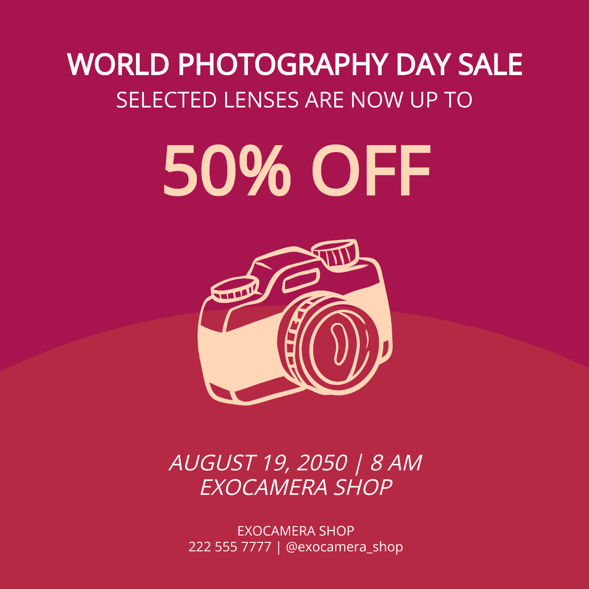 Free World Photography Day Flyer Vector Template to Edit Online Free World Photography Day Flyer Vector Template to Edit Online