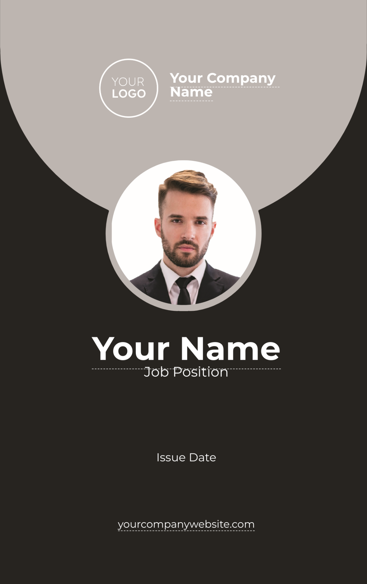 Public Relations Representative ID Card Template Public Relations Representative ID Card Template