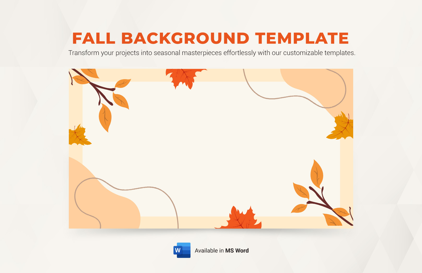 Fall Background Template Fall Background Template