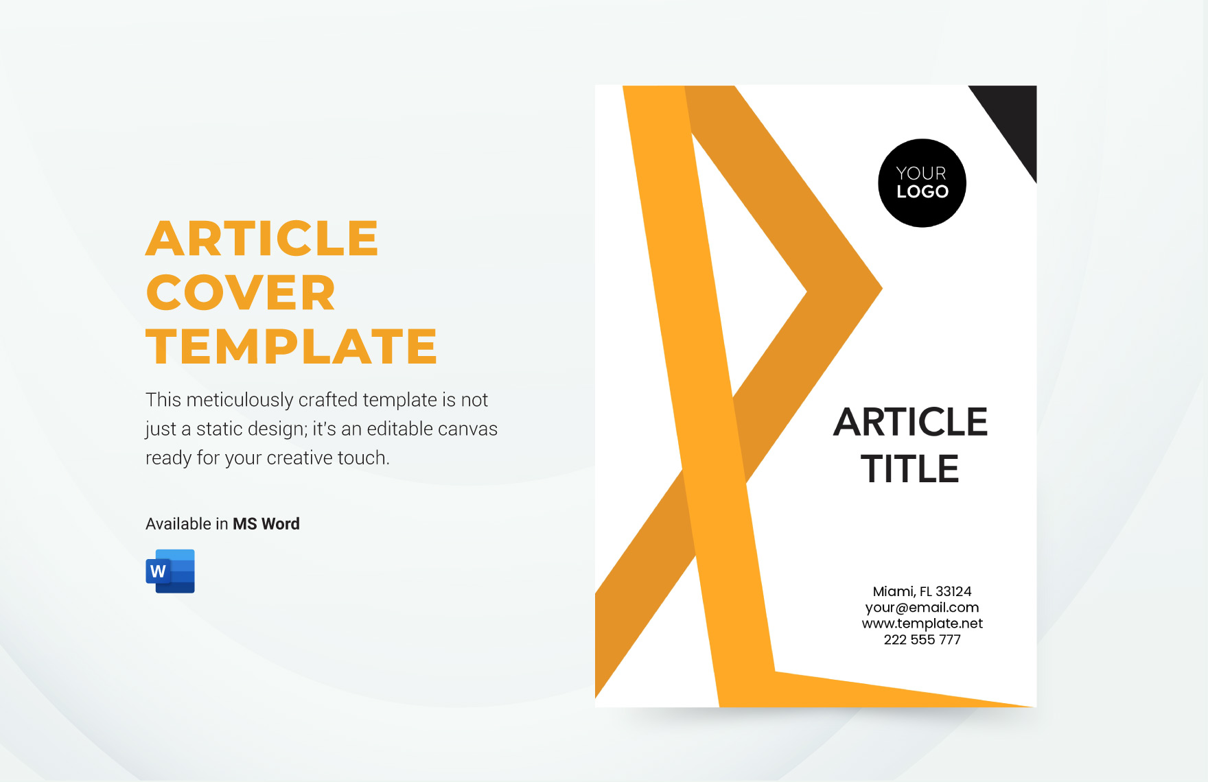 Article Cover Template Article Cover Template