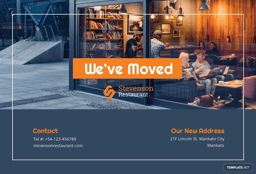 Business Moving Postcard Template Business Moving Postcard Template