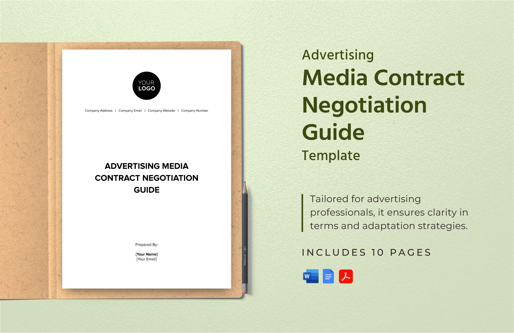 Advertising Media Contract Negotiation Guide Template Advertising Media Contract Negotiation Guide Template