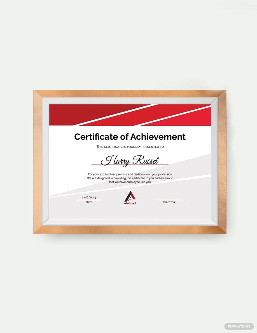Employee Certificate of Achievement Template in PSD, Word, Publisher, Google Docs, Pages - Download | Template.net Employee Certificate of Achievement Template in PSD, Word, Publisher, Google Docs, Pages - Download | Template.net