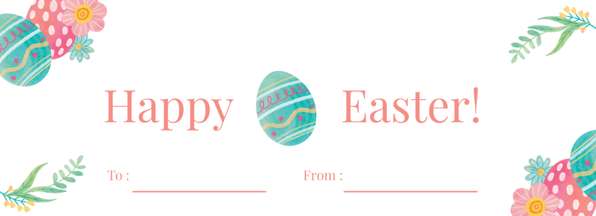 Free Happy Easter Label Template to Edit Online Free Happy Easter Label Template to Edit Online