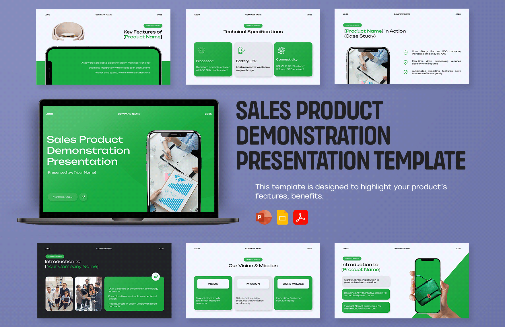 Sales Product Demonstration Presentation Template Sales Product Demonstration Presentation Template