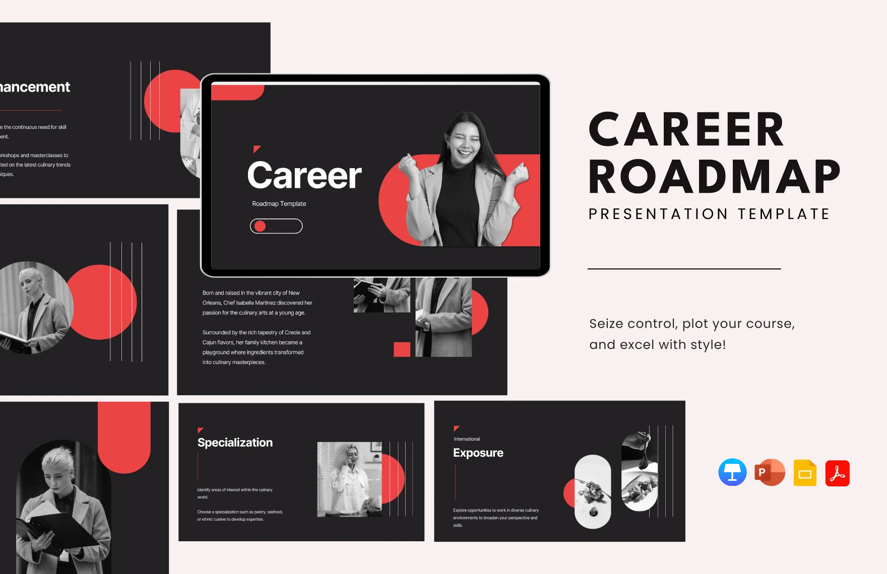 Career Roadmap Template in PDF, PowerPoint, Google Slides, Apple Keynote - Download | Template.net Career Roadmap Template in PDF, PowerPoint, Google Slides, Apple Keynote - Download | Template.net