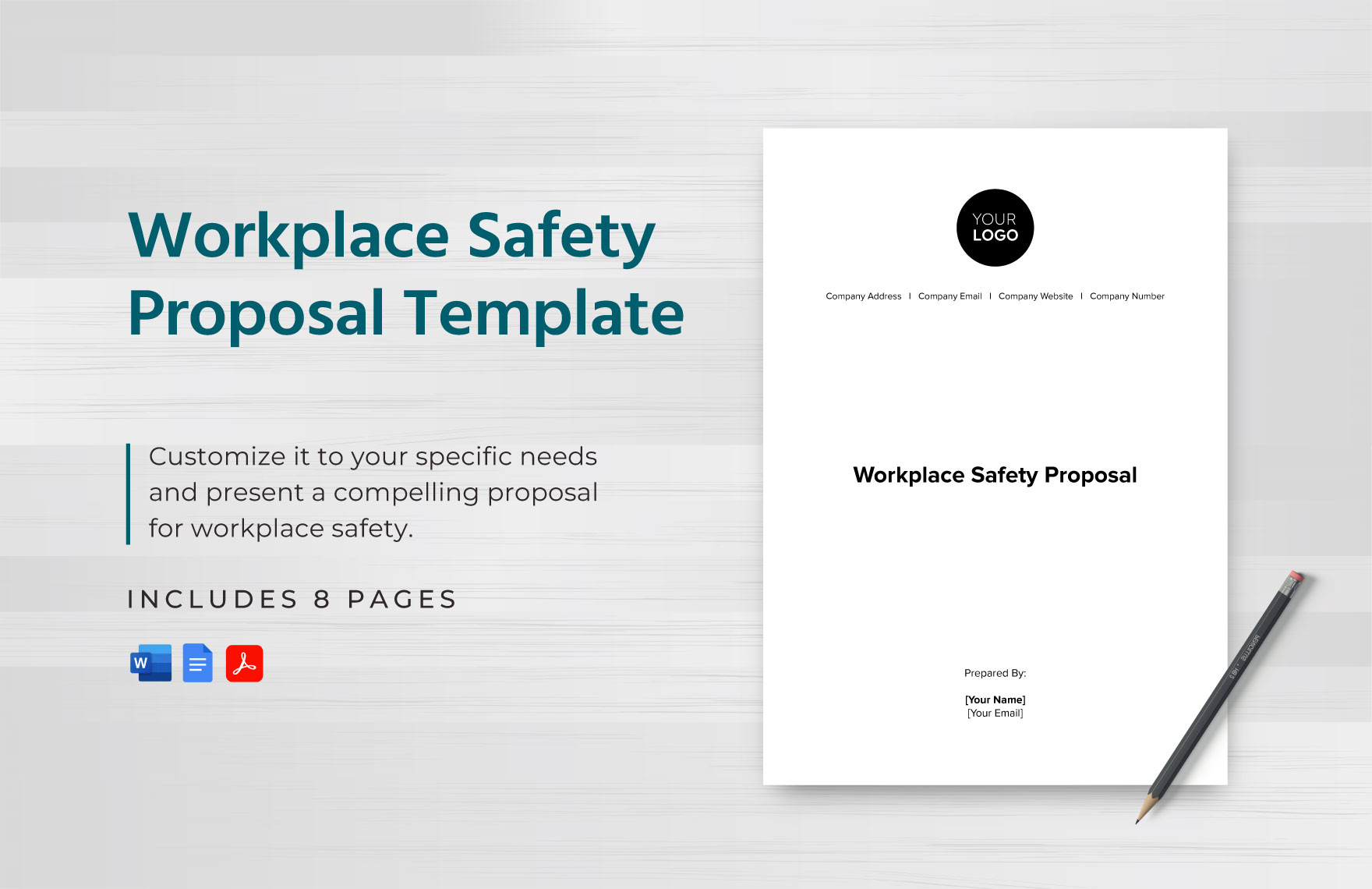 Workplace Safety Proposal Template Workplace Safety Proposal Template