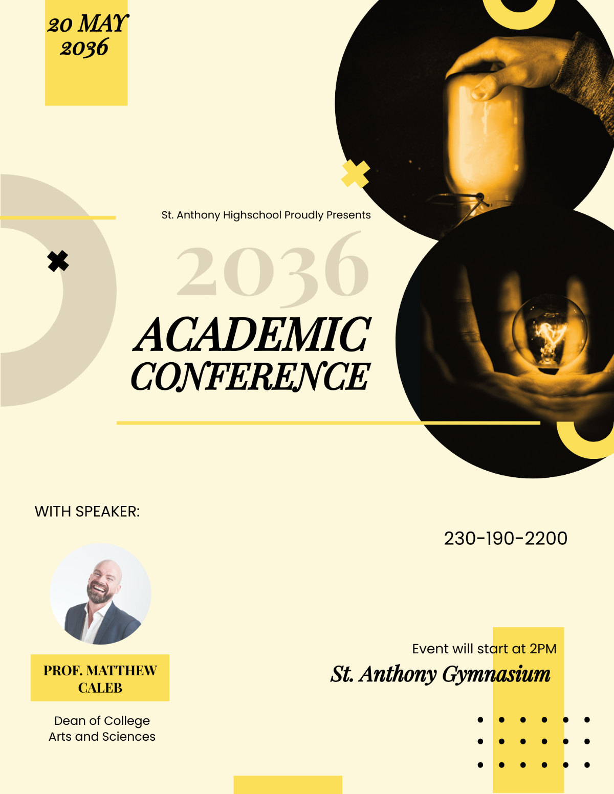 Free Academic Conference Flyer Template to Edit Online Free Academic Conference Flyer Template to Edit Online