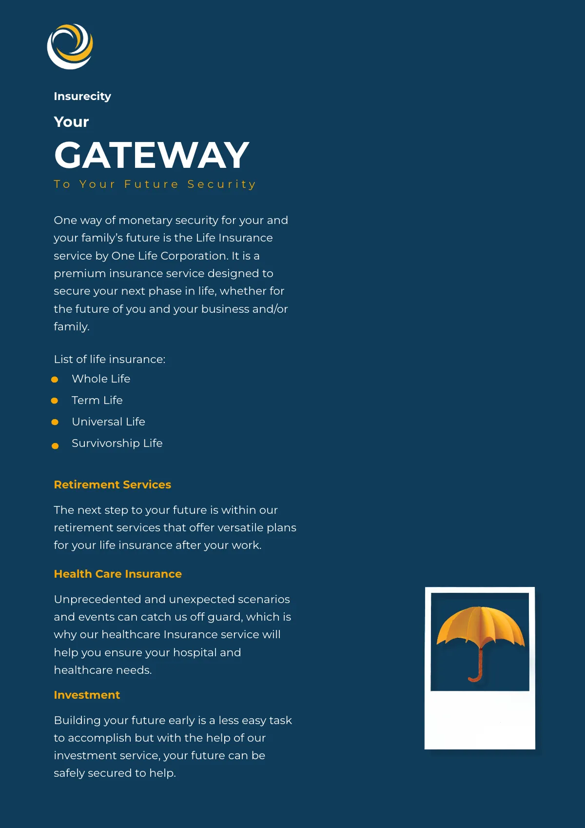 Free One Page Company Profile brochure Template to Edit Online Free One Page Company Profile brochure Template to Edit Online