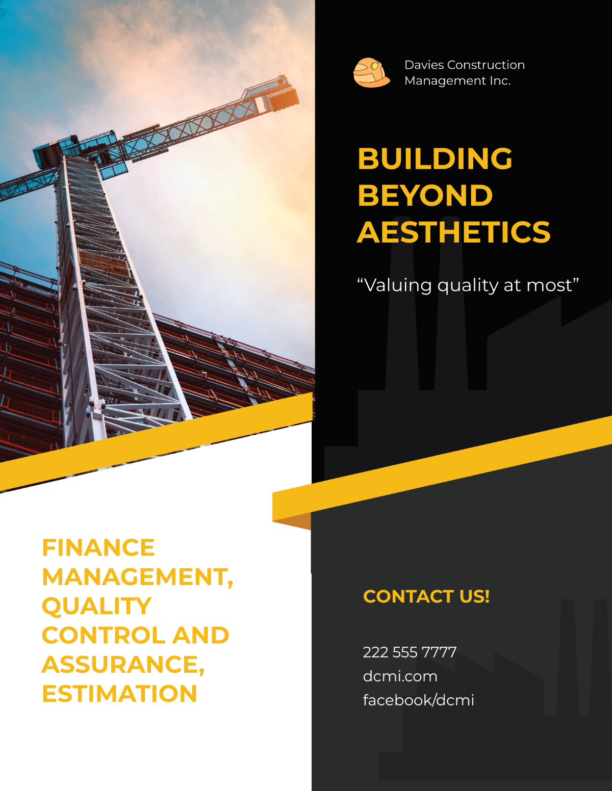 Free Construction Management Flyer Template to Edit Online Free Construction Management Flyer Template to Edit Online