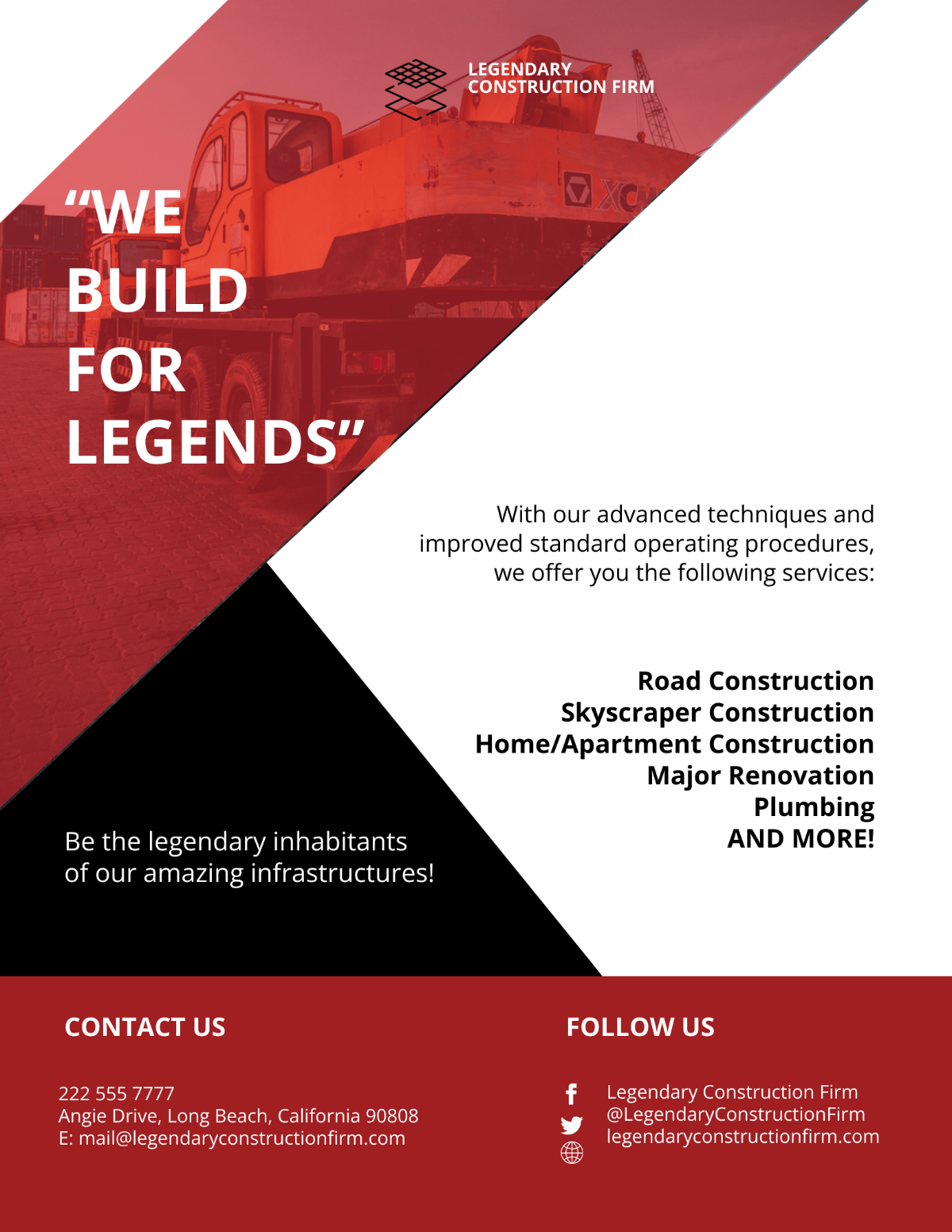 Free Construction Service Flyer Template to Edit Online Free Construction Service Flyer Template to Edit Online