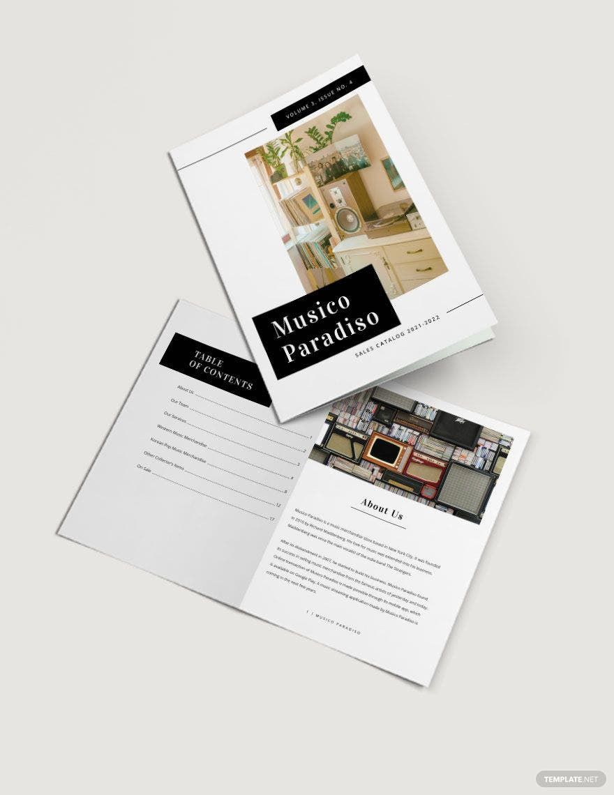 Digital Advertising Catalog Template Digital Advertising Catalog Template