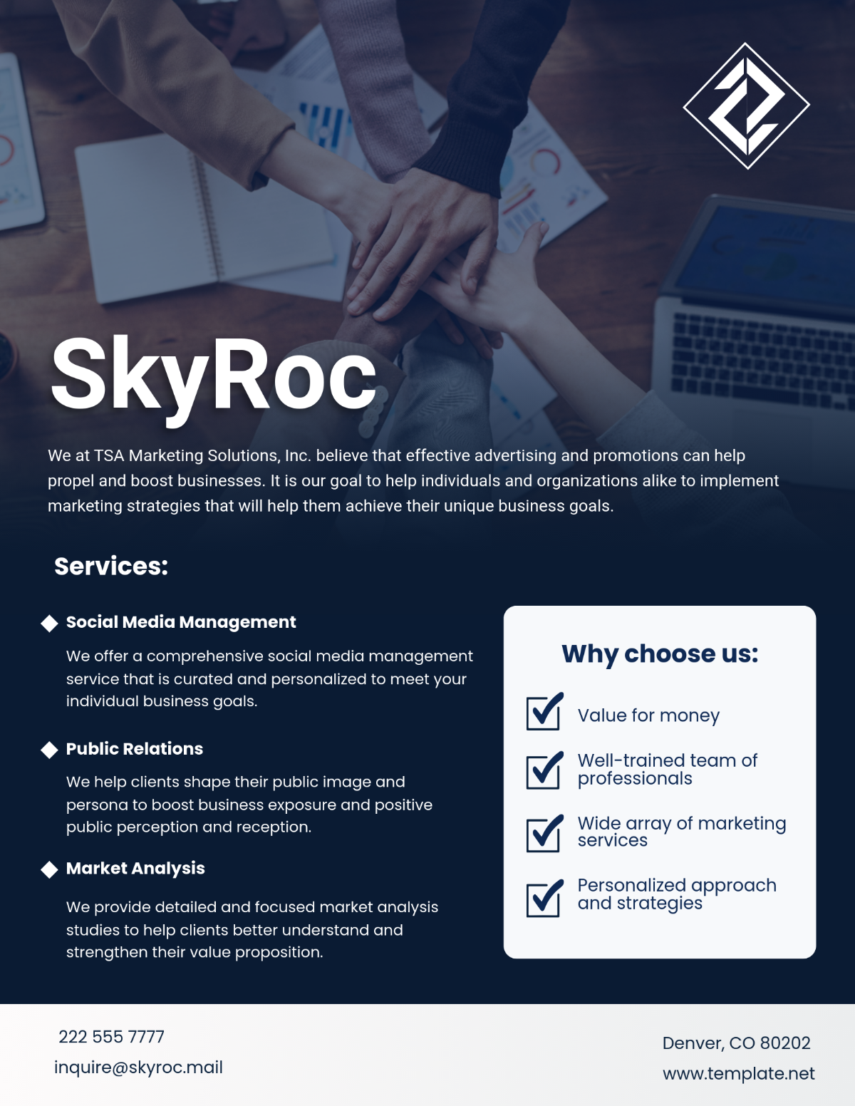 Free Marketing Flyer Template to Edit Online Free Marketing Flyer Template to Edit Online