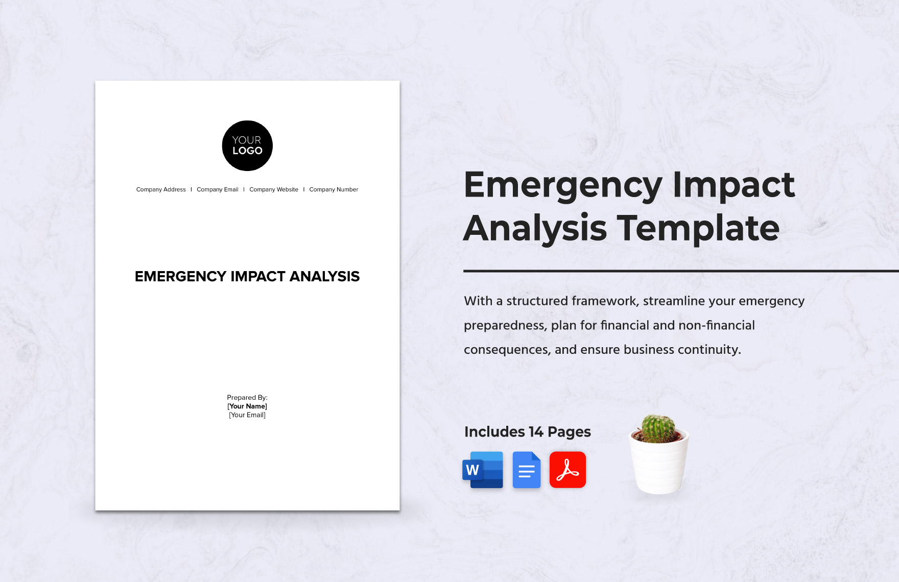 Emergency Impact Analysis Template Emergency Impact Analysis Template