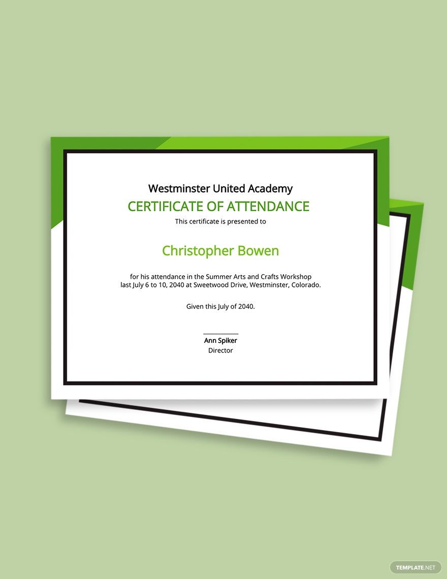 Workshop Attendance Certificate Template in Pages, PSD, Illustrator, Word, Publisher, Google Docs - Download | Template.net Workshop Attendance Certificate Template in Pages, PSD, Illustrator, Word, Publisher, Google Docs - Download | Template.net