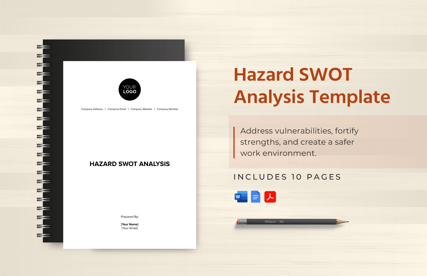 Hazard SWOT Analysis Template Hazard SWOT Analysis Template