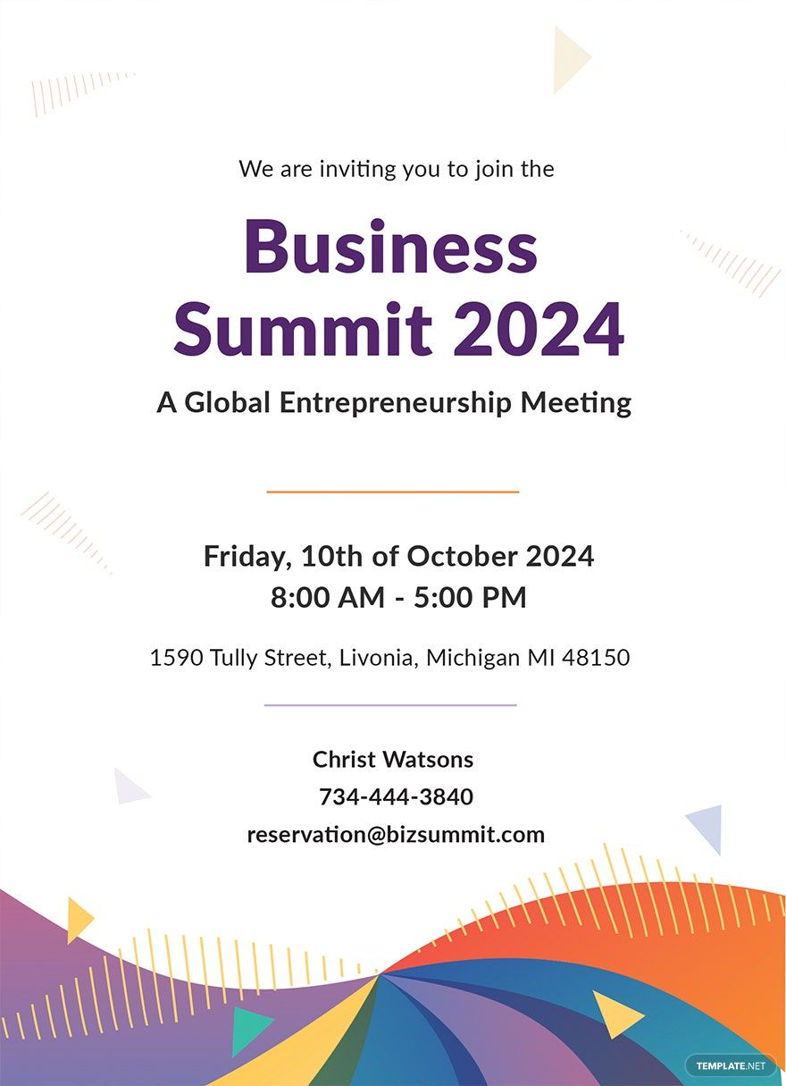 Formal Meeting Invitation Template Formal Meeting Invitation Template