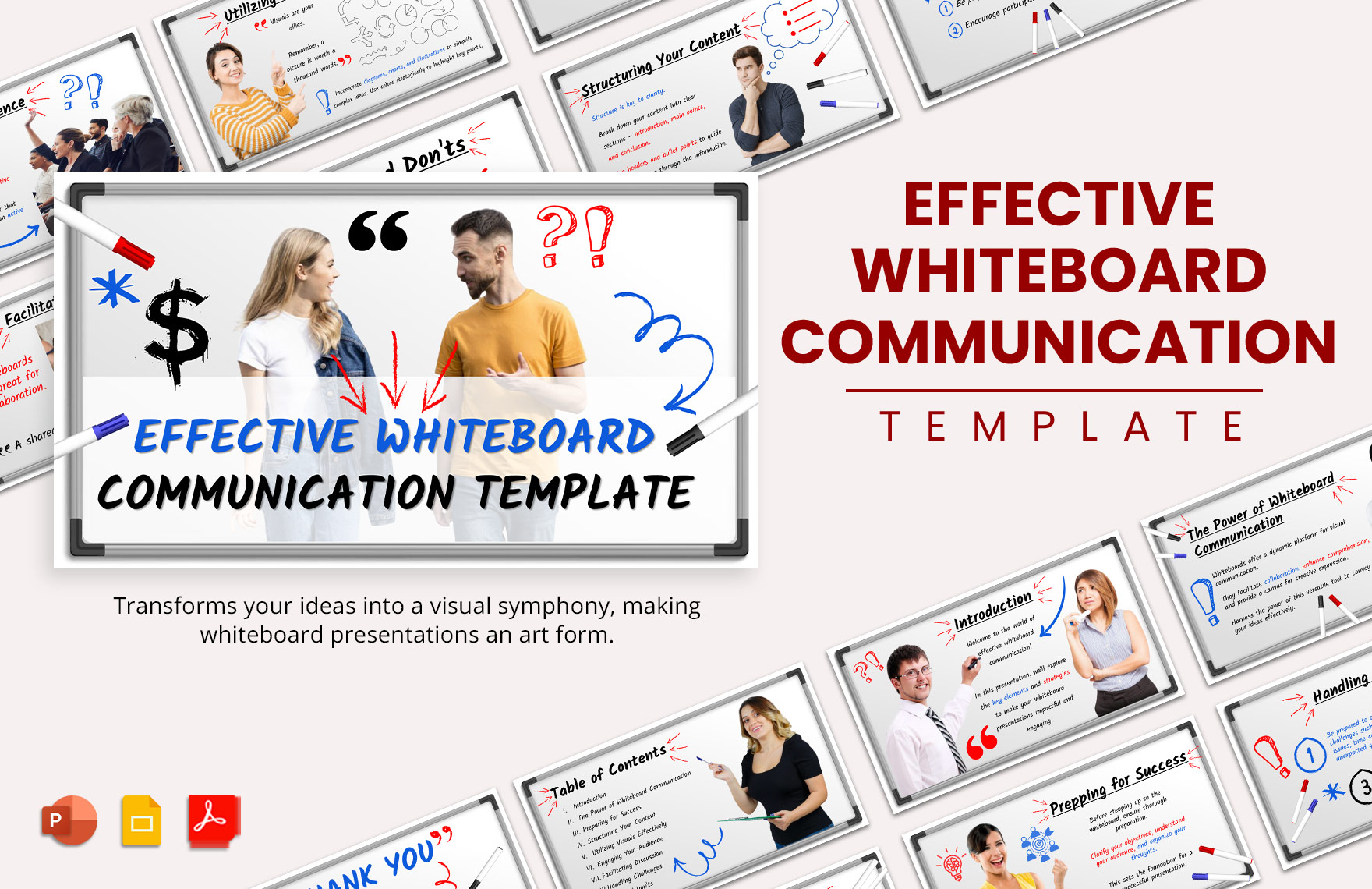 Effective Whiteboard Communication Template in PowerPoint, PDF, Google Slides - Download | Template.net Effective Whiteboard Communication Template in PowerPoint, PDF, Google Slides - Download | Template.net