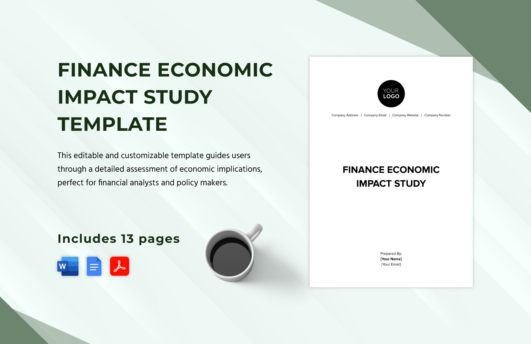 Finance Economic Impact Study Template in Word, PDF, Google Docs - Download | Template.net Finance Economic Impact Study Template in Word, PDF, Google Docs - Download | Template.net