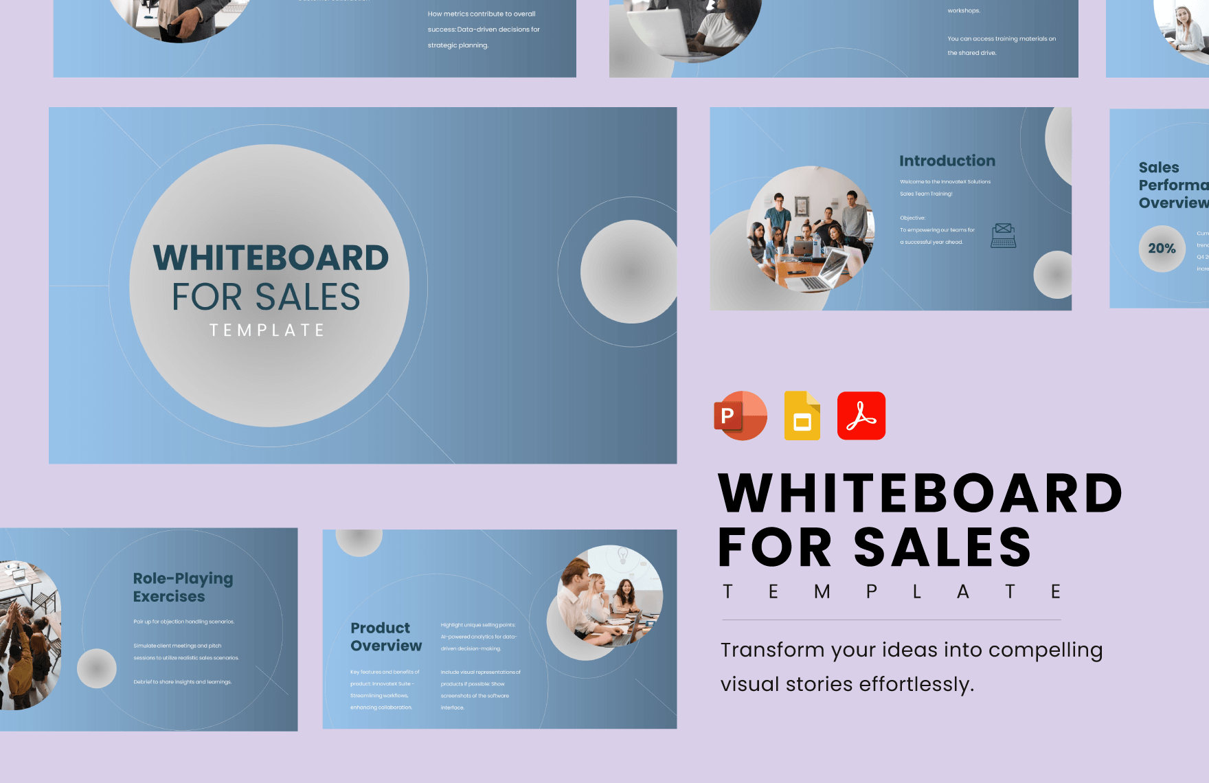 Whiteboard For Sales Template in PowerPoint, PDF, Google Slides - Download | Template.net Whiteboard For Sales Template in PowerPoint, PDF, Google Slides - Download | Template.net