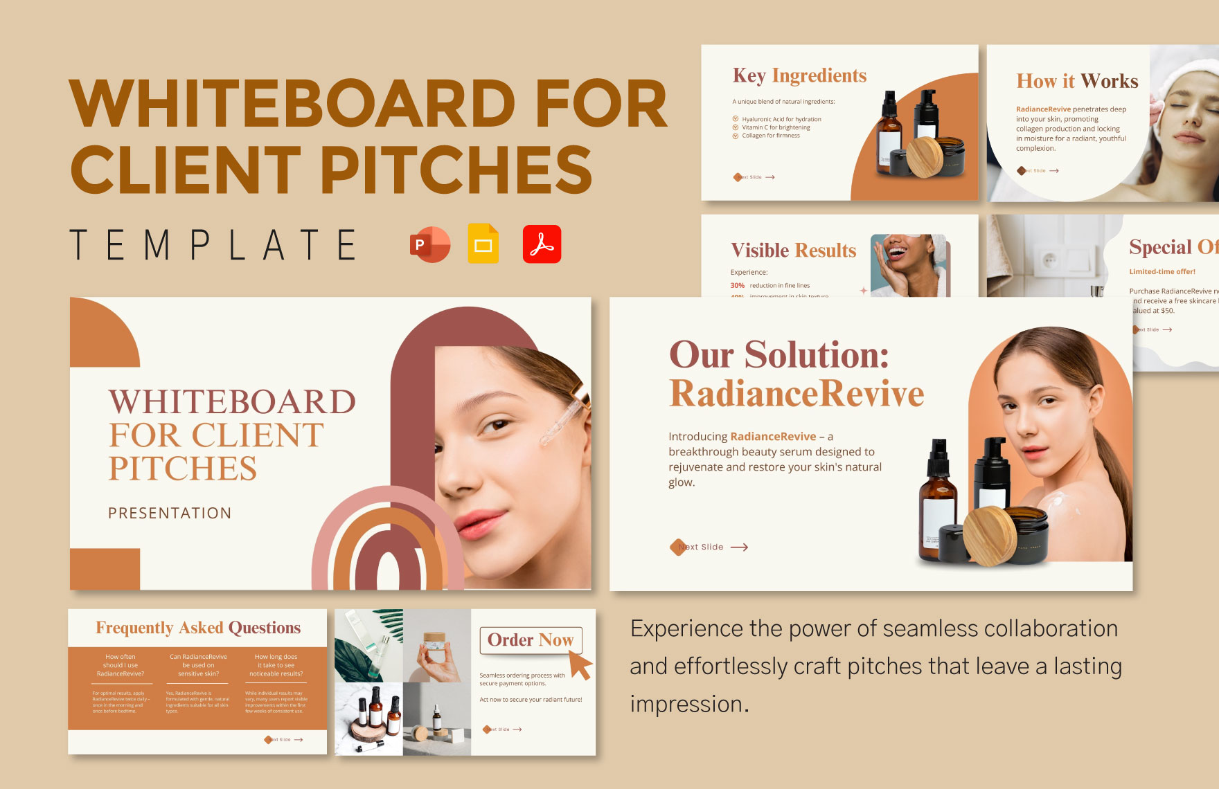 Whiteboard Template for Client Pitches in PDF, PowerPoint, Google Slides - Download | Template.net Whiteboard Template for Client Pitches in PDF, PowerPoint, Google Slides - Download | Template.net