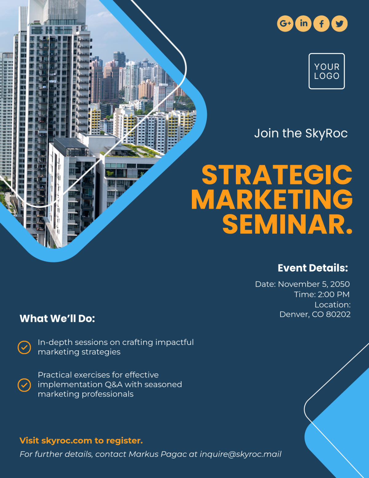 Free Marketing Seminar Flyer Template to Edit Online Free Marketing Seminar Flyer Template to Edit Online