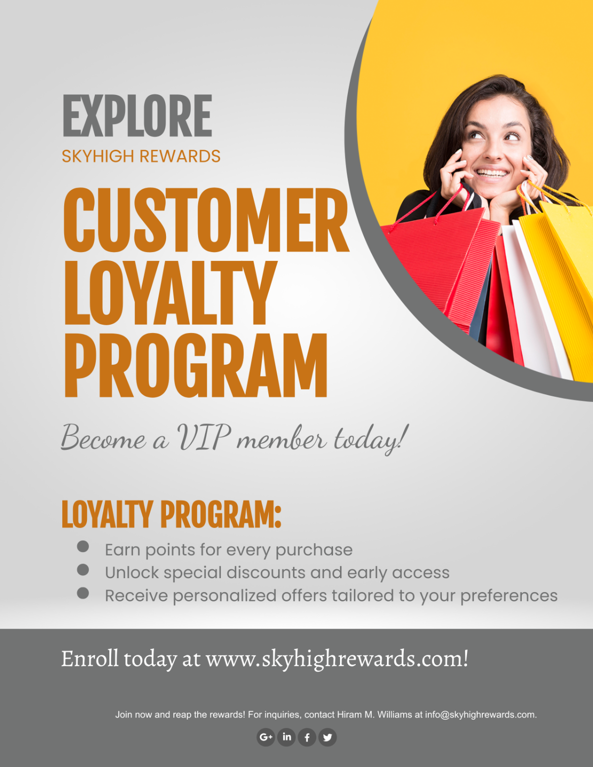 Free Customer Loyalty Program Flyer Template to Edit Online Free Customer Loyalty Program Flyer Template to Edit Online