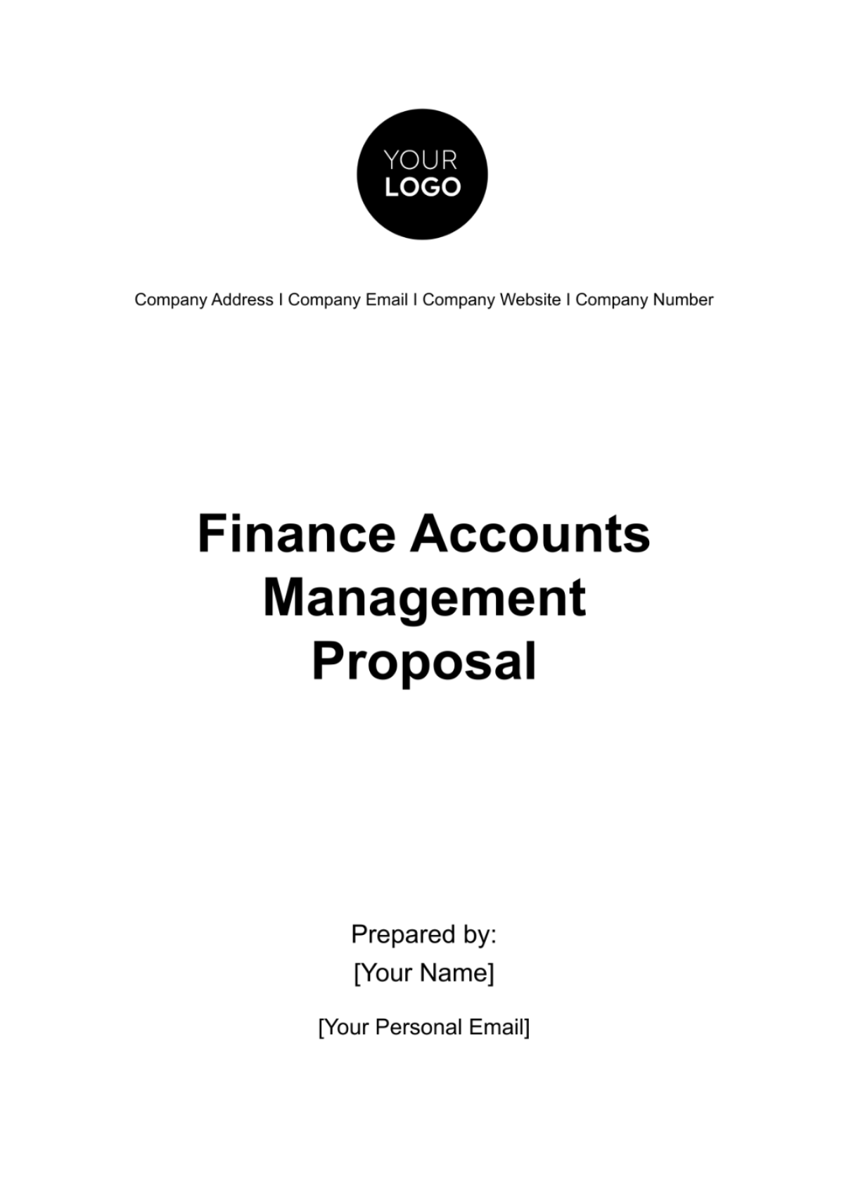 Free Finance Accounts Management Proposal Template to Edit Online Free Finance Accounts Management Proposal Template to Edit Online