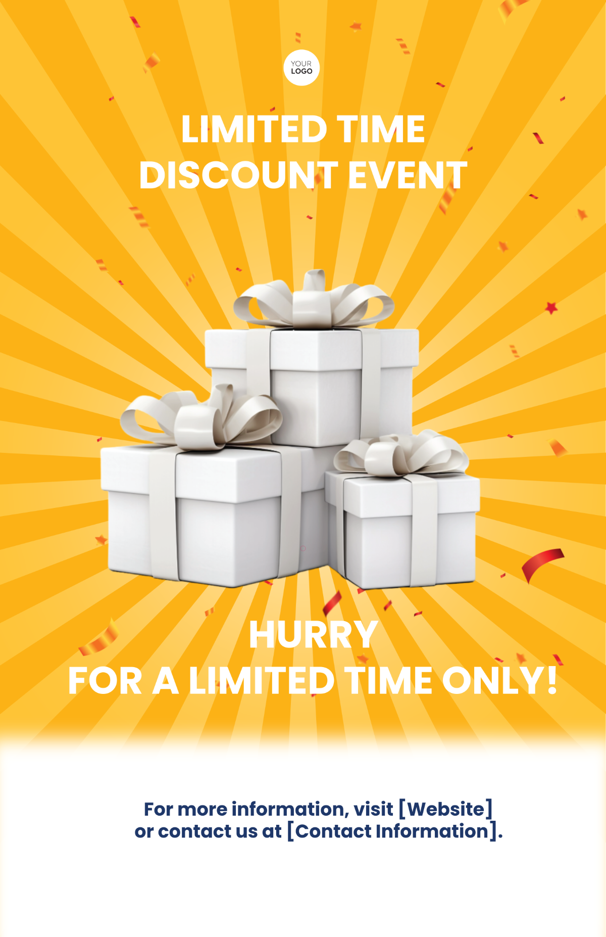 Free Sales Limited Time Discount Poster Template to Edit Online Free Sales Limited Time Discount Poster Template to Edit Online