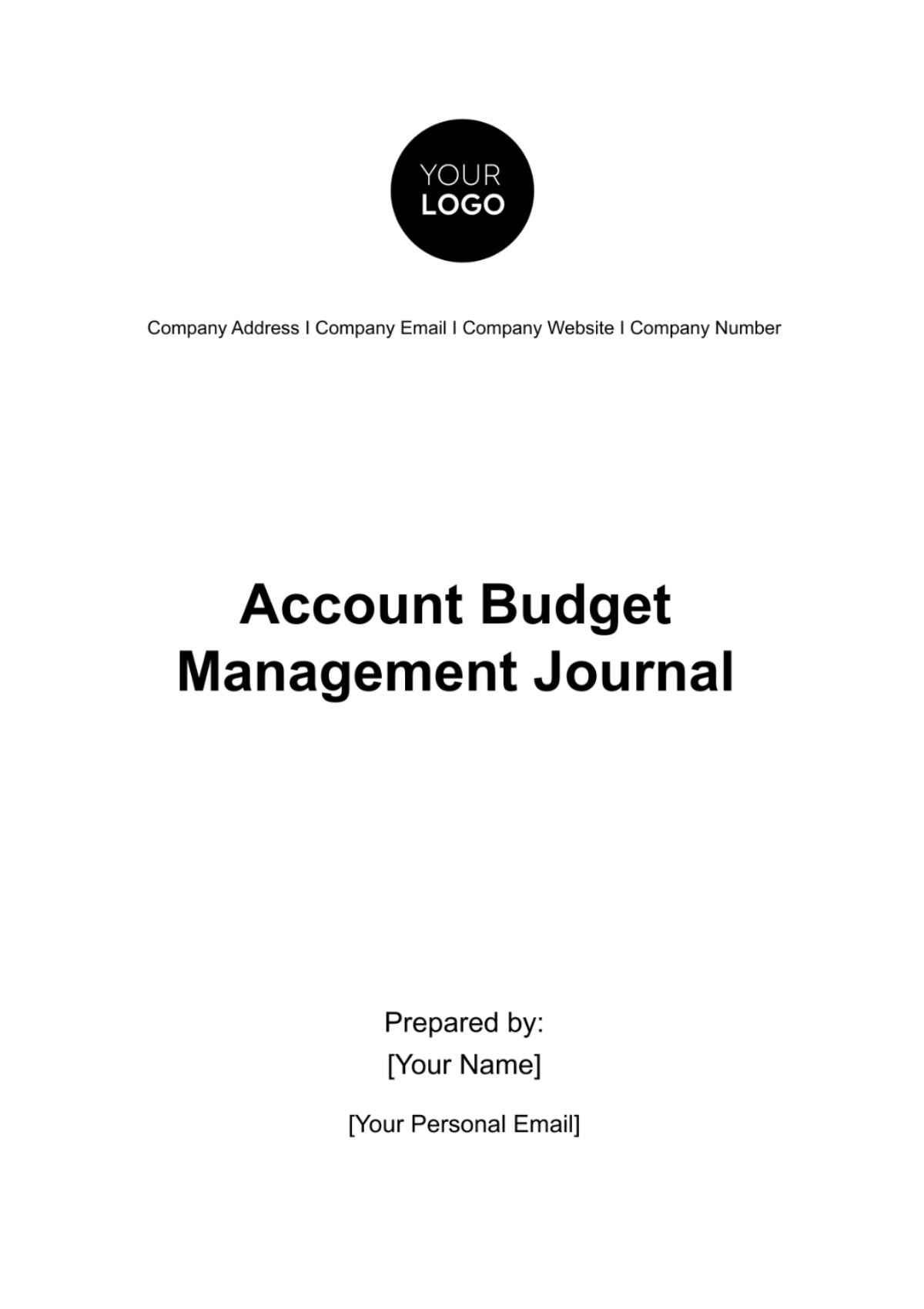Free Account Budget Management Journal Template to Edit Online Free Account Budget Management Journal Template to Edit Online