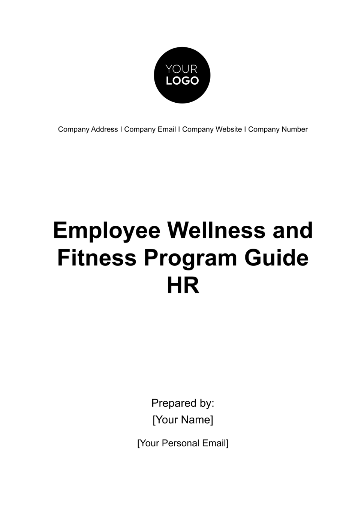 Free Employee Wellness and Fitness Program Guide HR Template to Edit Online Free Employee Wellness and Fitness Program Guide HR Template to Edit Online
