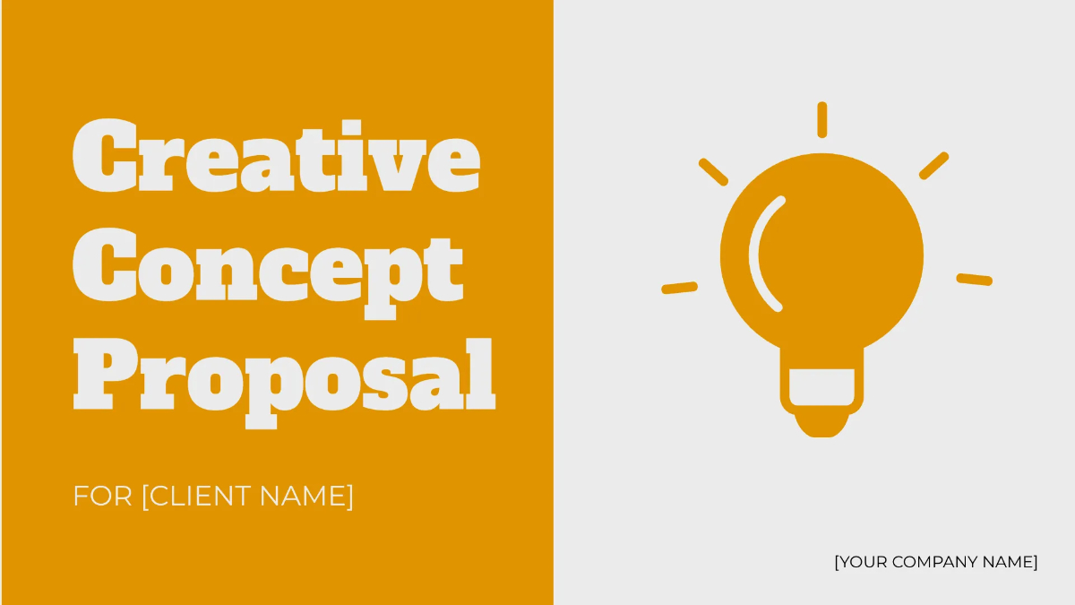 Free Creative Concept Proposal Presentation Template to Edit Online Free Creative Concept Proposal Presentation Template to Edit Online