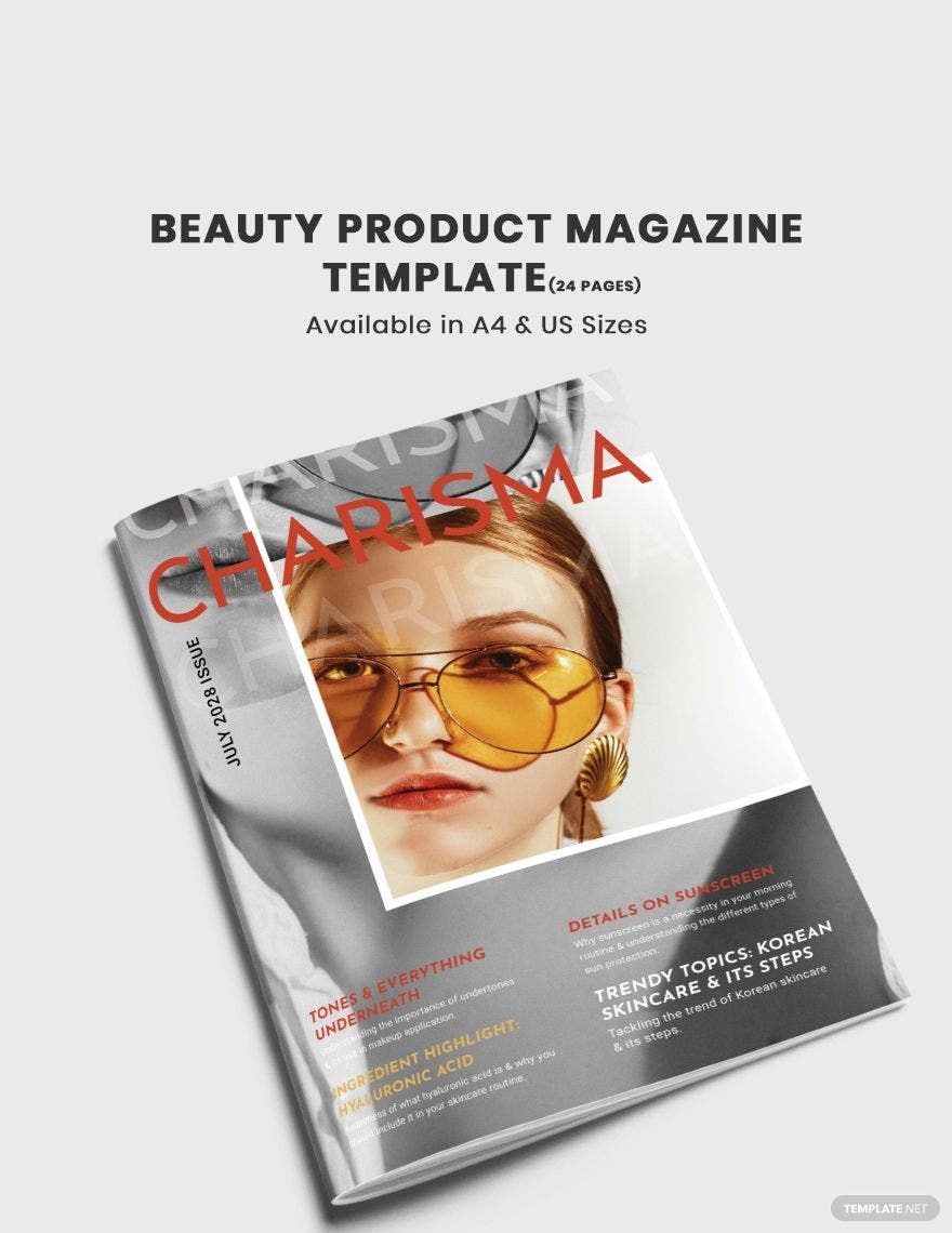 Beauty Product Magazine Template in InDesign, Word, Publisher, Pages - Download | Template.net Beauty Product Magazine Template in InDesign, Word, Publisher, Pages - Download | Template.net