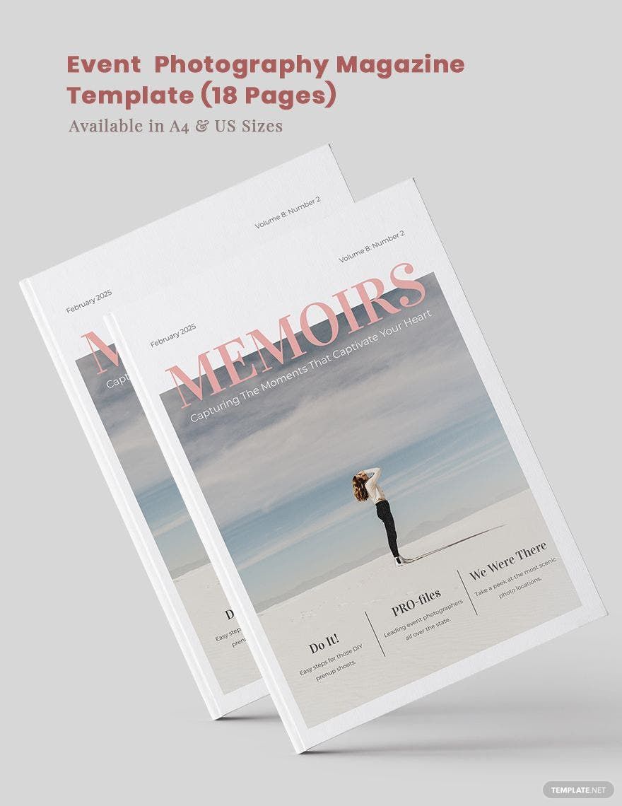 Event Photography Magazine Template in InDesign, Word, Publisher, Pages - Download | Template.net Event Photography Magazine Template in InDesign, Word, Publisher, Pages - Download | Template.net