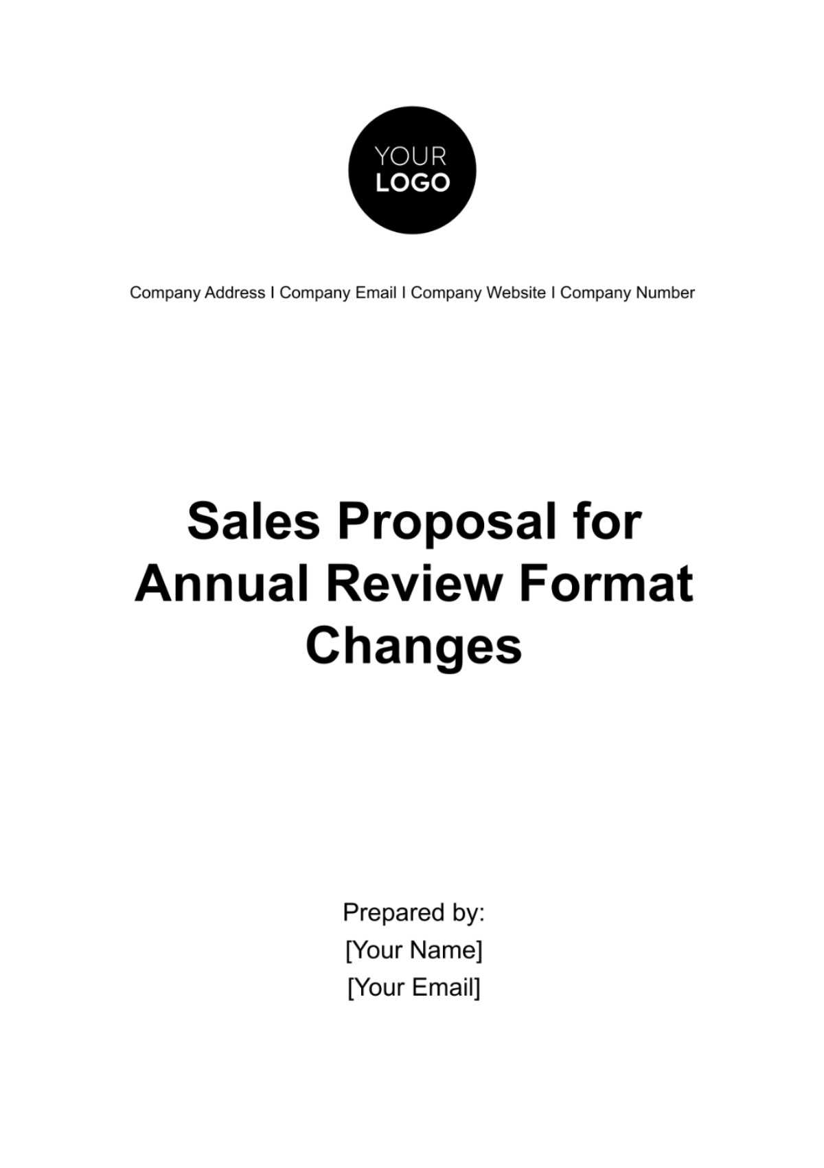 Free Sales Proposal for Annual Review Format Changes Template to Edit Online Free Sales Proposal for Annual Review Format Changes Template to Edit Online