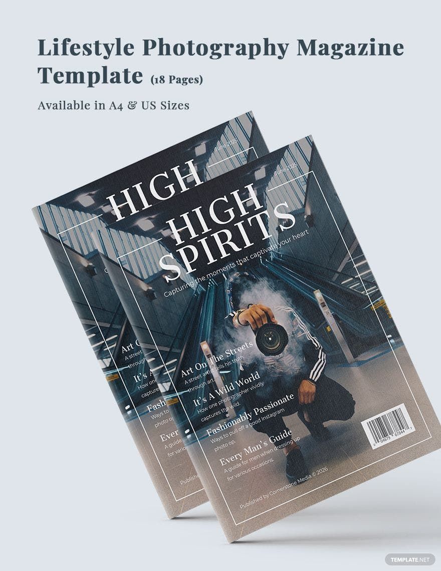 Lifestyle Photography Magazine Template in InDesign, Word, Publisher, Pages - Download | Template.net Lifestyle Photography Magazine Template in InDesign, Word, Publisher, Pages - Download | Template.net