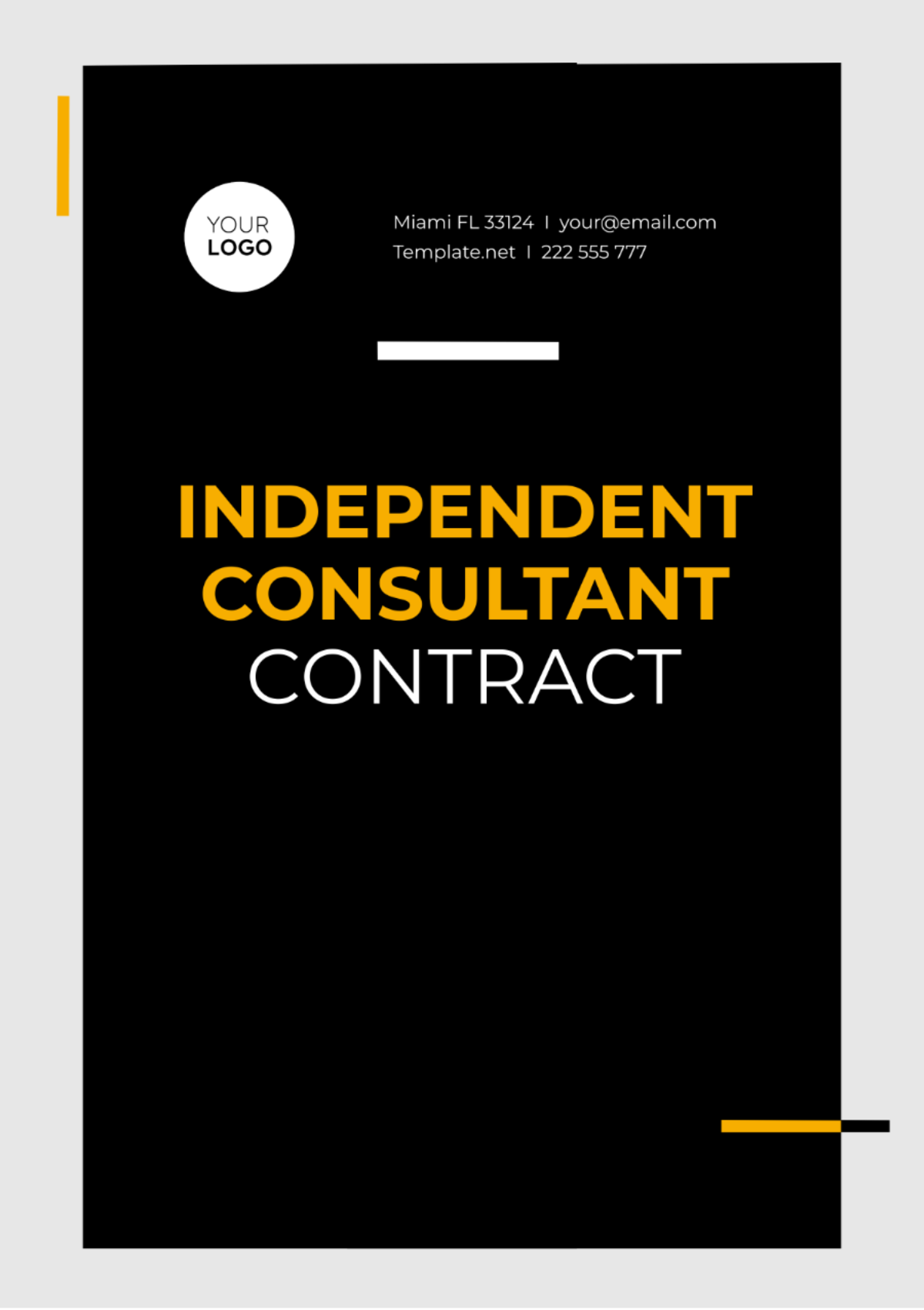 Free Independent Consultant Contract Template to Edit Online Free Independent Consultant Contract Template to Edit Online