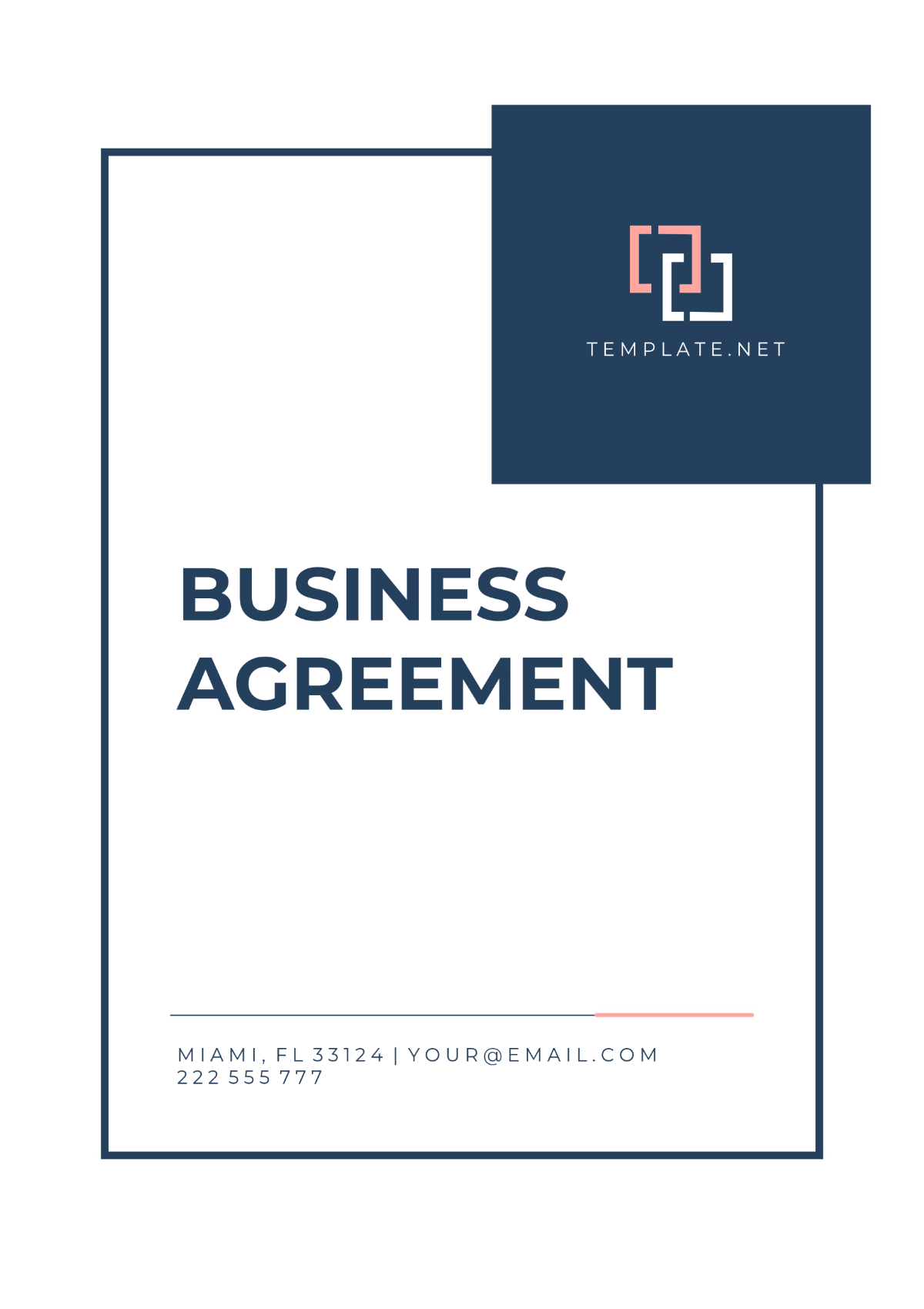 Free Sample Business Agreement Template to Edit Online Free Sample Business Agreement Template to Edit Online
