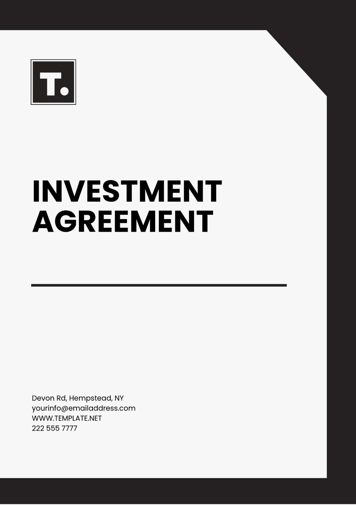 Free Investment Agreement Template to Edit Online Free Investment Agreement Template to Edit Online