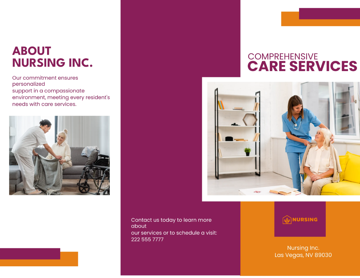 Free Comprehensive Care Services Brochure Template to Edit Online Free Comprehensive Care Services Brochure Template to Edit Online