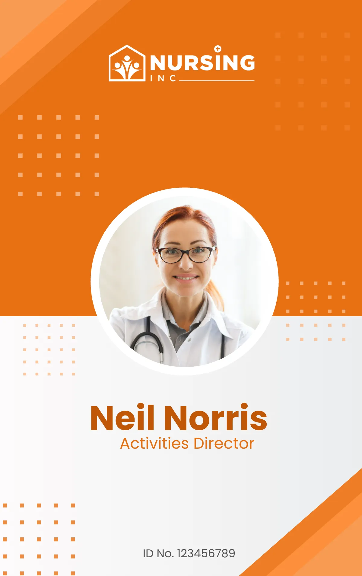 Free Activities Director ID Card Template to Edit Online Free Activities Director ID Card Template to Edit Online