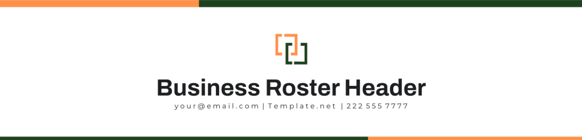Free Business Roster Header Template to Edit Online Free Business Roster Header Template to Edit Online