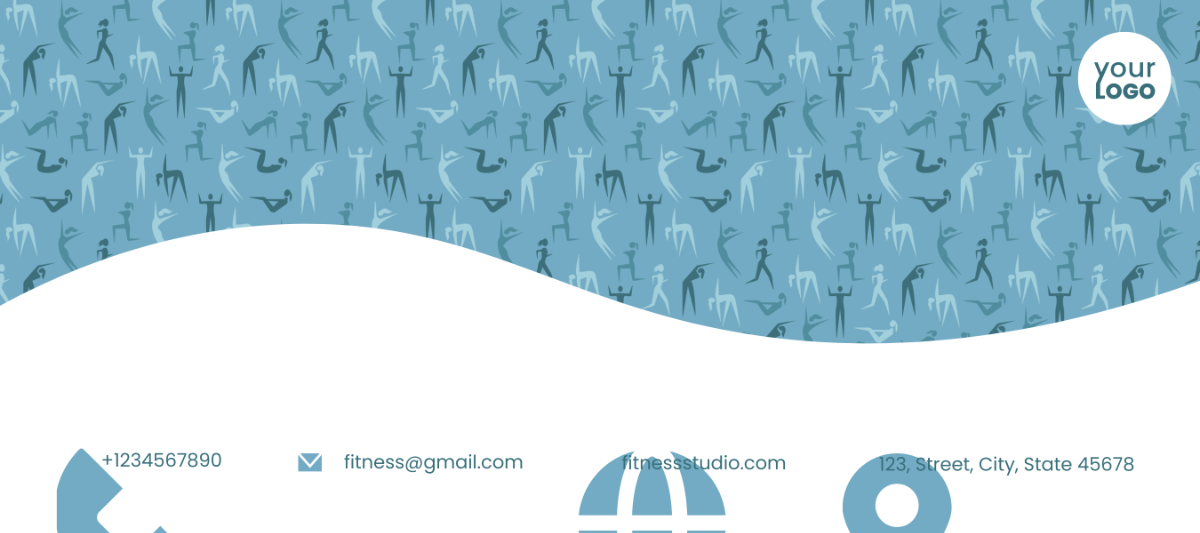 Free Fitness Studio Envelope Template to Edit Online Free Fitness Studio Envelope Template to Edit Online