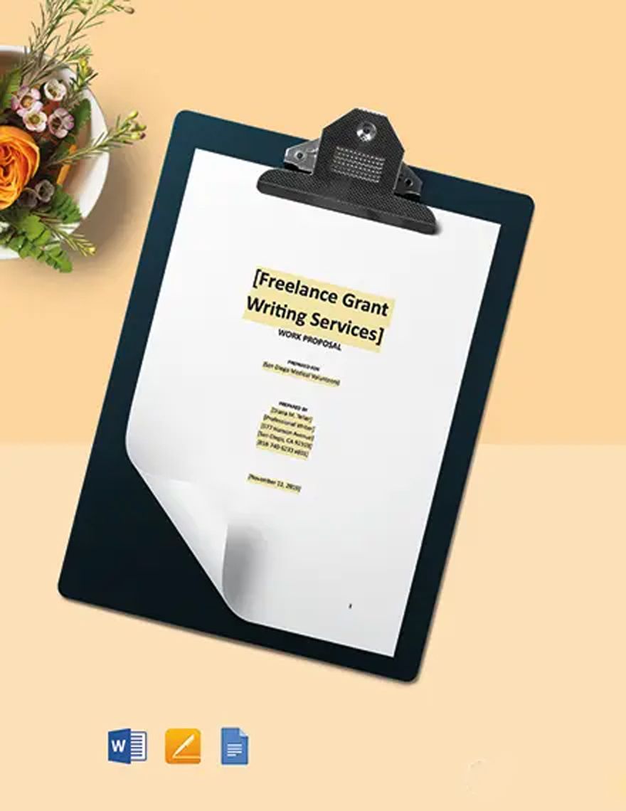 Freelance Work Proposal Template in Pages, Word, Google Docs - Download | Template.net Freelance Work Proposal Template in Pages, Word, Google Docs - Download | Template.net