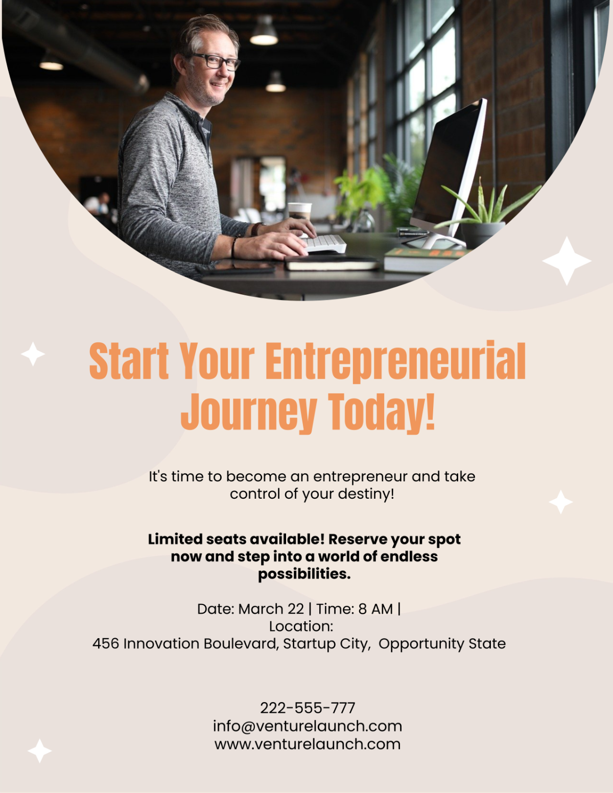 Free Entrepreneur Flyer Template to Edit Online Free Entrepreneur Flyer Template to Edit Online