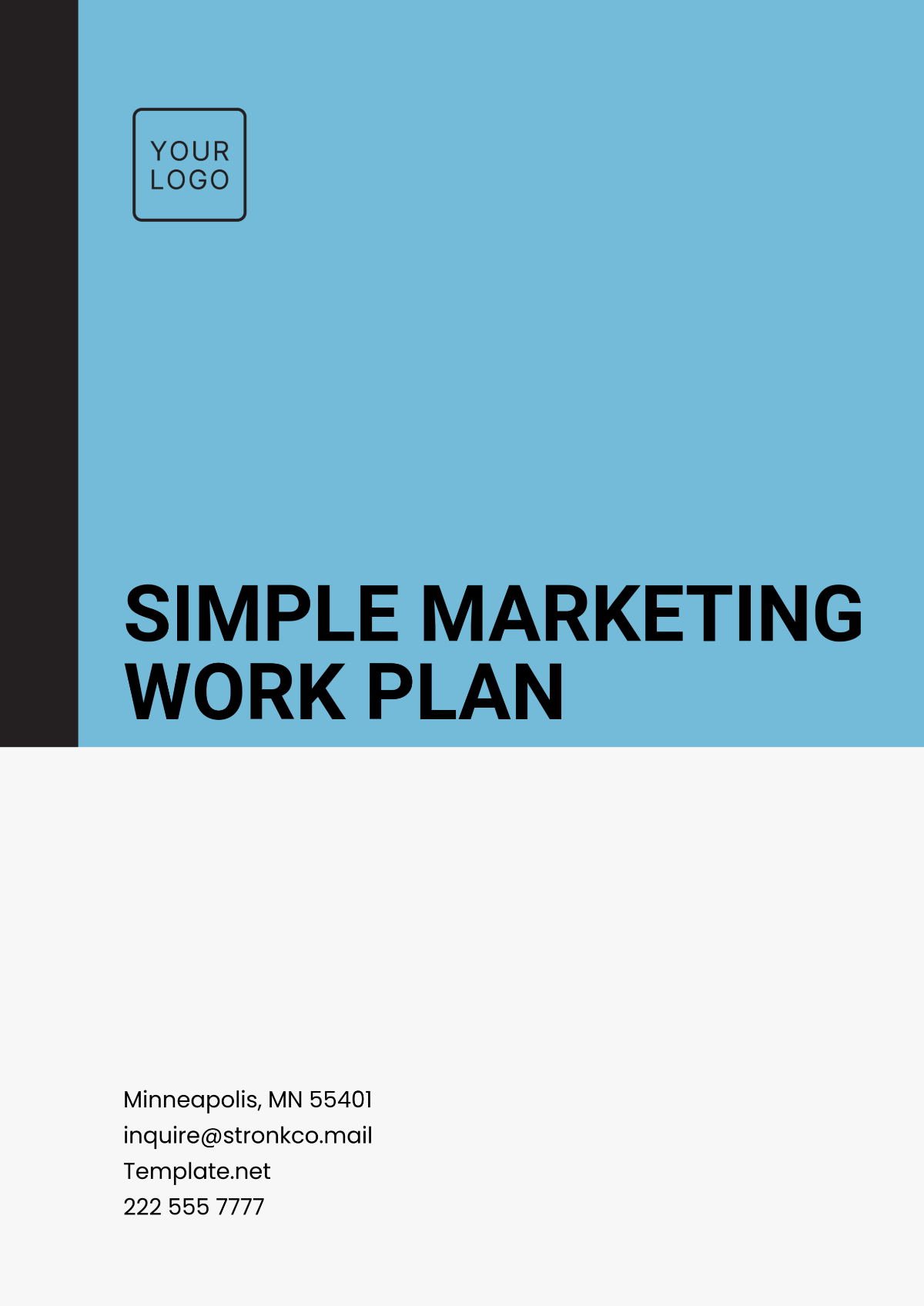 Free Simple Marketing Work Plan Template to Edit Online Free Simple Marketing Work Plan Template to Edit Online